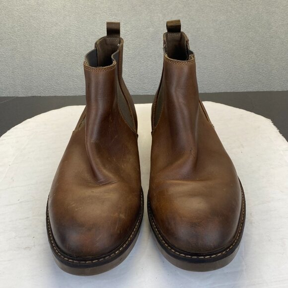 ClarksUltimate Comfort Men's Slip On Brown Leather Chelsea Boots,Size 13 M - Picture 2 of 16